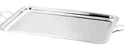 Goodway S/S RECTANGULAR SERVICE TRAY (WITH HANDLE) DIM: L69Xw42.5cm; Tableware