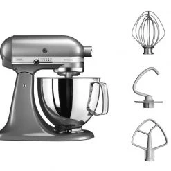 Mixers & Attachments KitchenAid ARTISAN 4.8 L Tilt-Head Stand Mixer- Contour Silver 5 Mixers & Attachments KitchenAid ARTISAN 4.8 L Tilt-Head Stand Mixer- Contour Silver