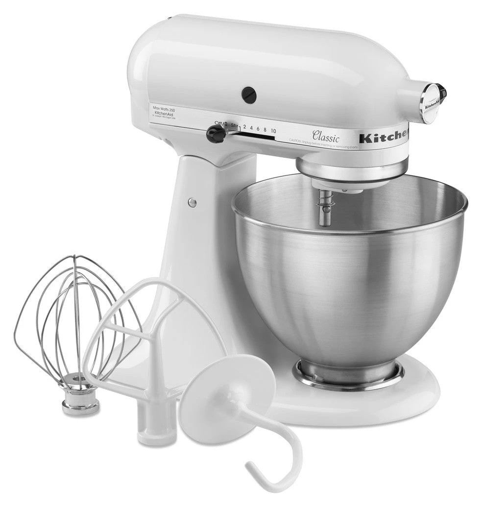 KitchenAid CLASSIC 4.3 L Tilt-Head Stand Mixer - White 3 KitchenAid CLASSIC 4.3 L Tilt-Head Stand Mixer - White