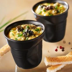 Revol Porcelain REVOL FROISSES EXPRESSO TUMBLER 8 CL - SATIN BLACK Tableware