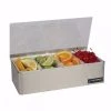 SAN JAMAR NON-CHILLED GARNISH TRAYS 4 COMPARTMENTS Kitchenware