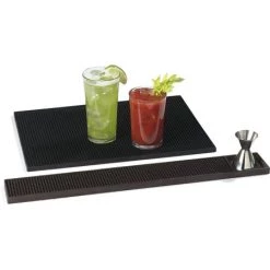 Carlisle SERVICE MAT 12''X18'' BLACK Tableware