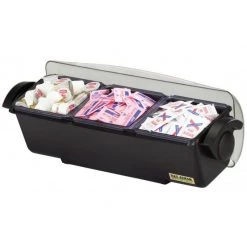 SAN JAMAR CONDIMENT AND GARNISH TRAY 3 COMPARTMENTS