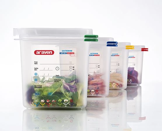 Araven Kitchenware Airtight Container Polypropylene GN 1/2 5 Araven Kitchenware Airtight Container Polypropylene GN 1/2