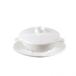 RAK Porcelain RAK NANO SOUP BOWL SAUCER Tableware