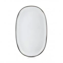 Revol Porcelain REVOL CARACTERE SERVICE PLATE "WHITE CUMULUS" - 35.5 CM