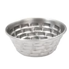Tablecraft Tableware RAMEKIN BRICKHOUSE. STAINLESS STEEL. CAP:1.5 OZ,DIM: 2.375X1H
