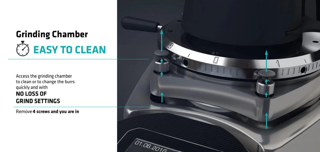 Mazzer Robur S Electronic Black Espresso Grinder. 7 Mazzer Robur S Electronic Black Espresso Grinder.