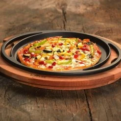 Lava Metal PIZZA / KREP / PANCAKE PAN, ROUND DIAMETER: 20 Cm Kitchenware