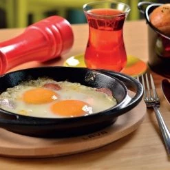 Lava Metal Kitchenware LAVA ROUND DISH AND WOODEN PLATTER - š?16 CM