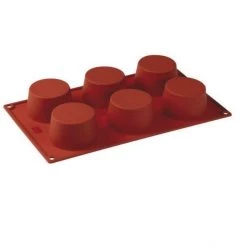 Kitchenware PAVONI MULTI-PORTION 6 CAVITIES MUFFIN SILICON MOULD