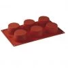 PAVONI MULTI-PORTION 6 CAVITIES CUPCAKE SILICON MOULD