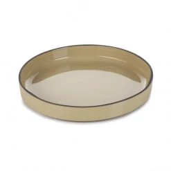 Revol Porcelain Crockery REVOL CARACTERE GOURMET PLATE NUTMEG- 23 CM