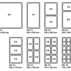 Kitchenware OZTI GASTRONORM CONTAINER - GN 2/1