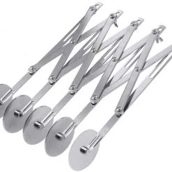 MM - Premium Kitchenware PIZZA CUTTER. 55MM DIA, 5 WHEELS, S/S.