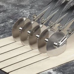 MM - Premium Kitchenware PIZZA CUTTER. 55MM DIA, 5 WHEELS, S/S.