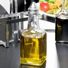 MM - Premium 6oz SQUARE OIL & VINEGAR JAR S/S TOP