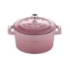 Lava Metal LAVA ROUND CASSEROLE - PINK Kitchenware