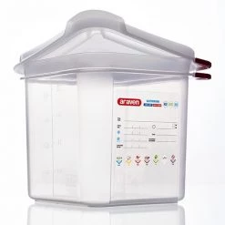 Araven Kitchenware Airtight Container Polypropylene GN 1/6