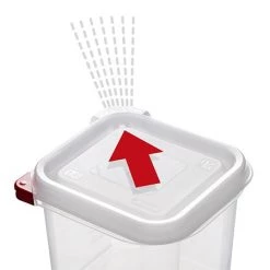 Araven Kitchenware Airtight Container Polypropylene GN 1/2 8 Araven Kitchenware Airtight Container Polypropylene GN 1/2