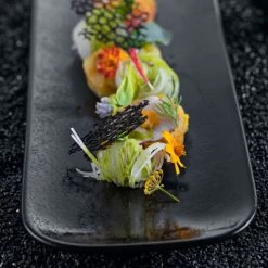 RAK Porcelain RAK AUREA- KARBON RECTANGULAR PLATE