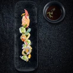 RAK Porcelain RAK AUREA- KARBON RECTANGULAR PLATE