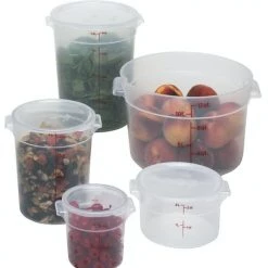 Cambro, Translucent Round Containers Kitchenware
