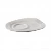Revol Porcelain Tableware REVOL CRUMPLE ESPRESSO SAUCER WHITE