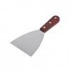 MM - Premium WOOD HANDLE PAN SCRAPER 4.5x4"" BLADE