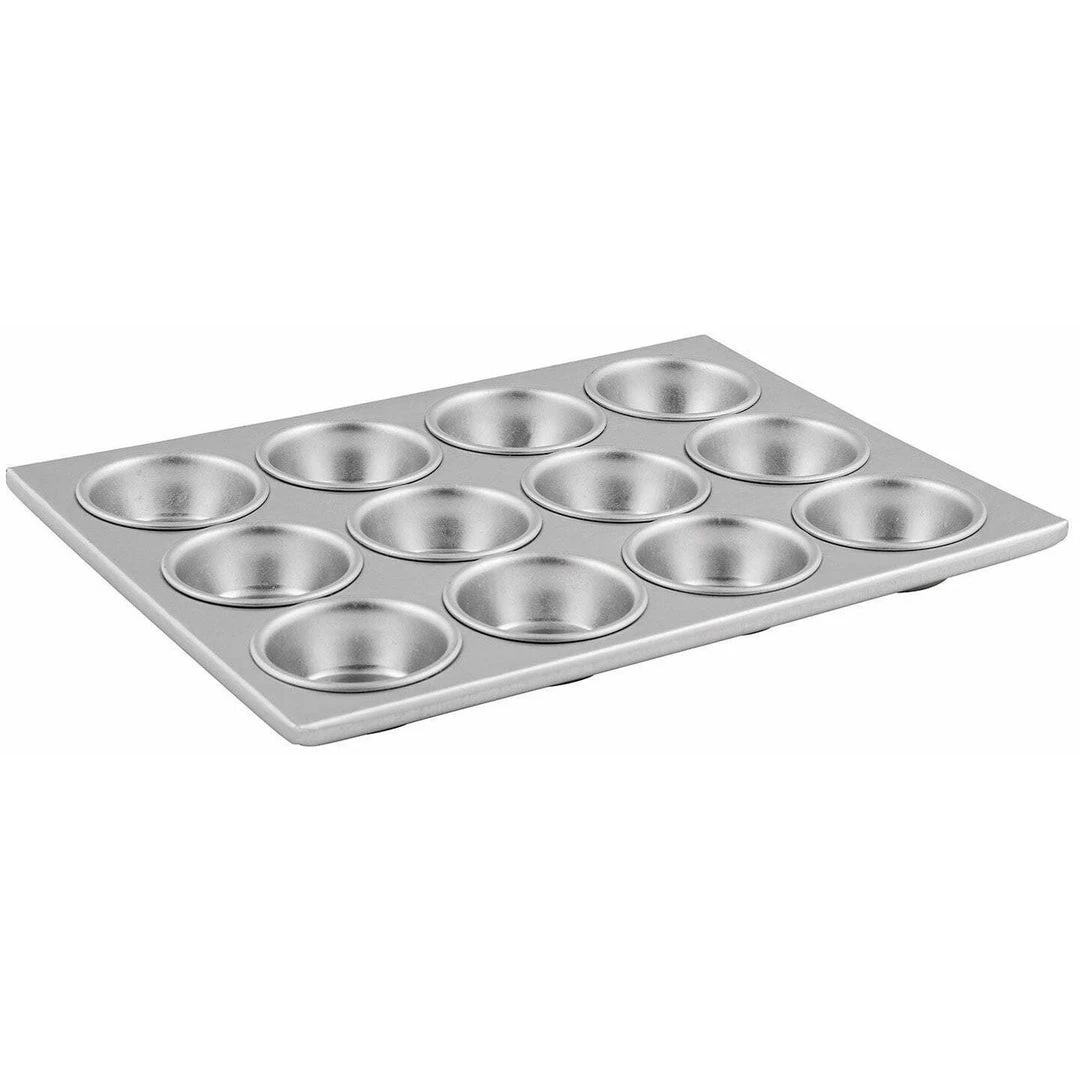 MM - Premium ALUMINUM MUFFIN PAN 12 CUPS NON STICK 1 MM - Premium ALUMINUM MUFFIN PAN 12 CUPS NON STICK