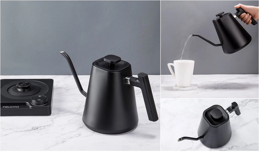 Drip Kettle Coffee & Grinders Pour Over Electronic Kettlle – 600ml 2 Drip Kettle Coffee & Grinders Pour Over Electronic Kettlle – 600ml