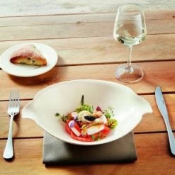 Arcoroc WOK INTENSITY BONE PLATE 285,DIM:28.5X6.8CM,CAP:130 CL,43.75OZ Crockery