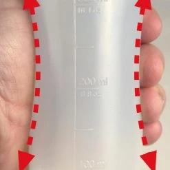 Araven NON DRIP RED 50 CL./ 17OZ SAUCE DISPENSER